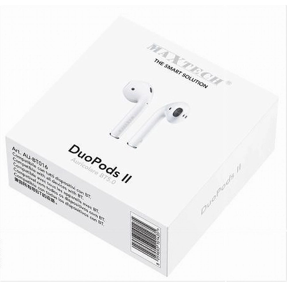 Trade Shop - Auricolare Bluetooth Bt5.0 Cuffie Duopods Ii Senza Fili Per Smartphone Au-bt016 -