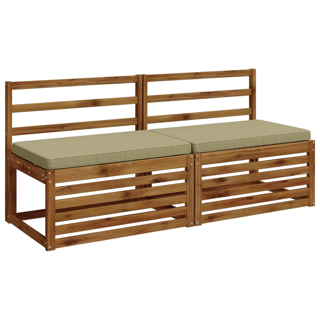 Cuscini per Panchina a 2 Pezzi VUGHT 2 pz 100% Poliestere 951693