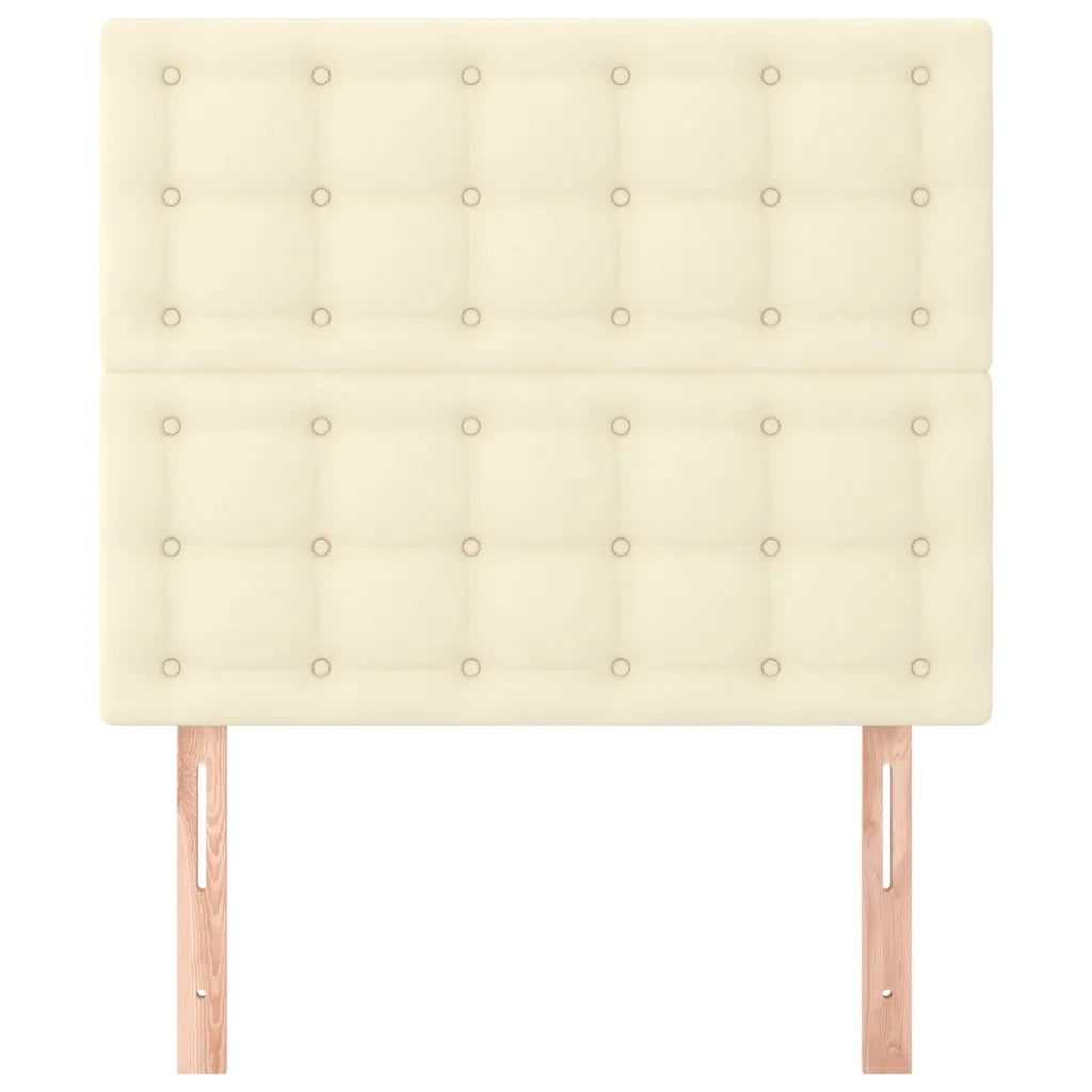 Testiera | Testata Crema 80x5x118/128 cm Similpelle