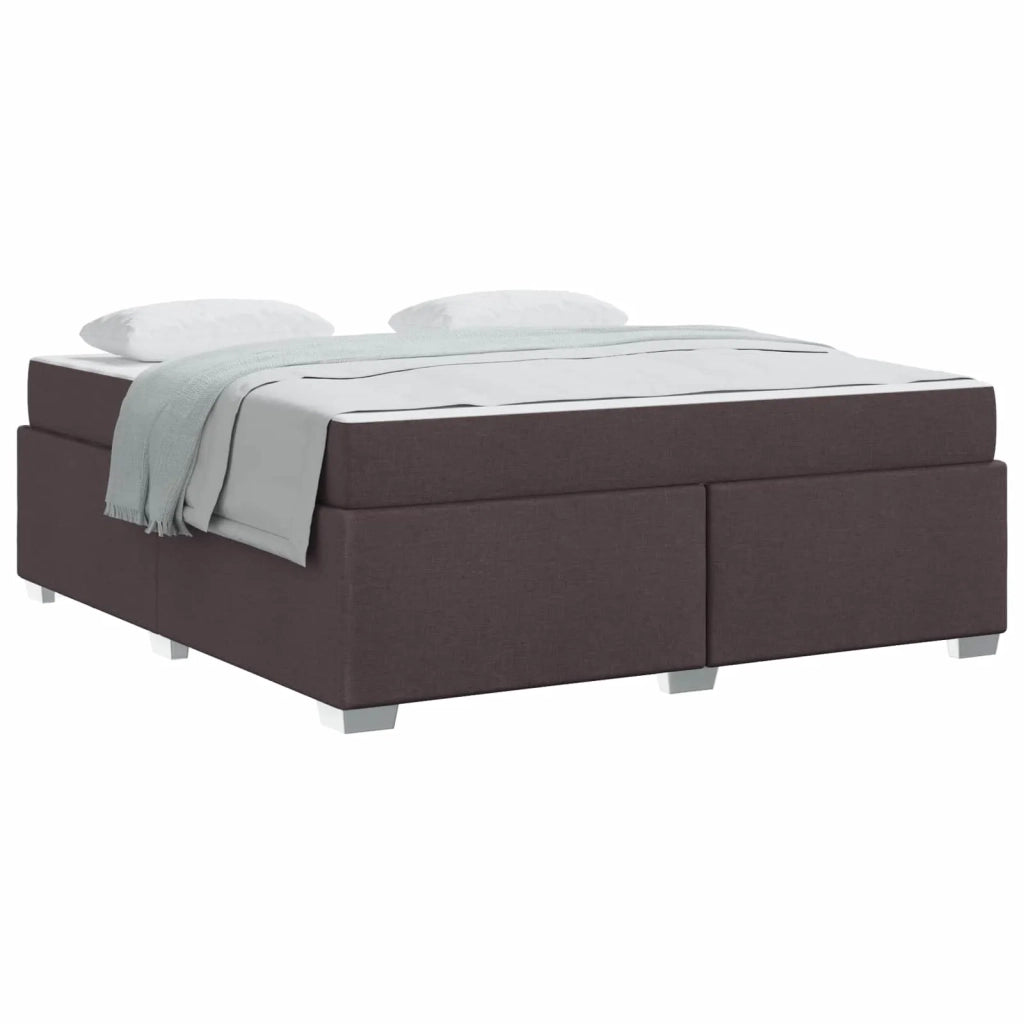 Struttura del letto Marrone Scuro 180 x 200 cm Tessuto 3399204