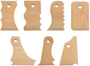 Kit di supporto per tegole in legno di betulla 7 pezzi - Leggero e compatto - Duraturo e resistente alla corrosione - Facile da utilizzare - Progettato per l'efficienza - Strumento per ceramisti