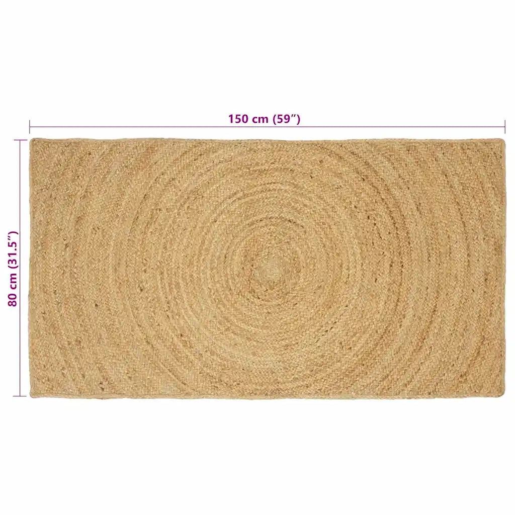 Tappeti per area Naturale 80 x 150 cm Juta
