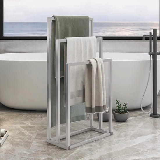 Supporto per asciugamani da bagno - Appoggio asciugamani Bagno Supporto asciugamani