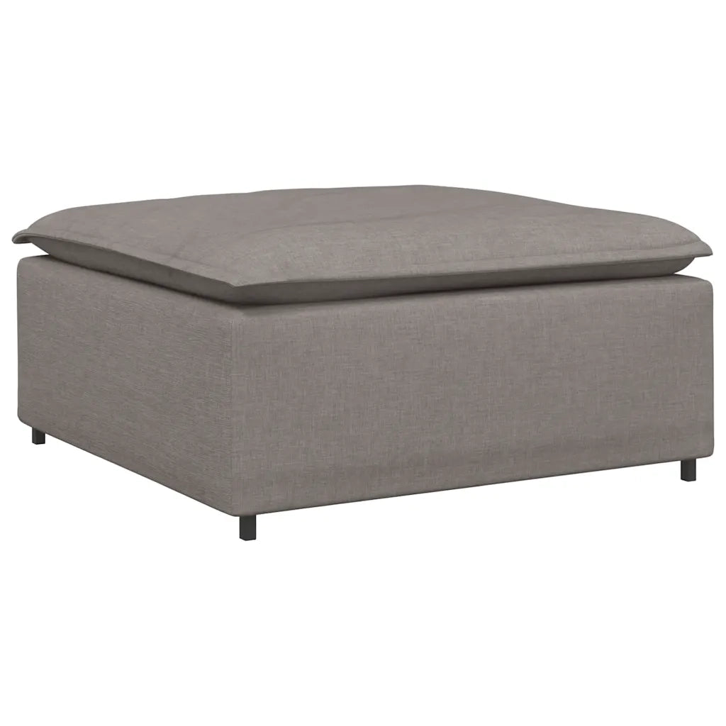 Divano componibile-Divano Modulare Poggiapiedi Modulo Talpa 100x100x48 cm
