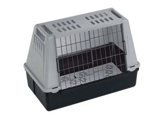 TRASPORTINO PER CANI PER AUTO ATLAS CAR MINI- - cm.72x41x51h. ATLAS CAR MINI -  FERPLAST