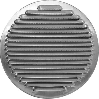 BOCCHETTA AERAZIONE ALLUMINIO TONDA - MM   80- 5 pezzi