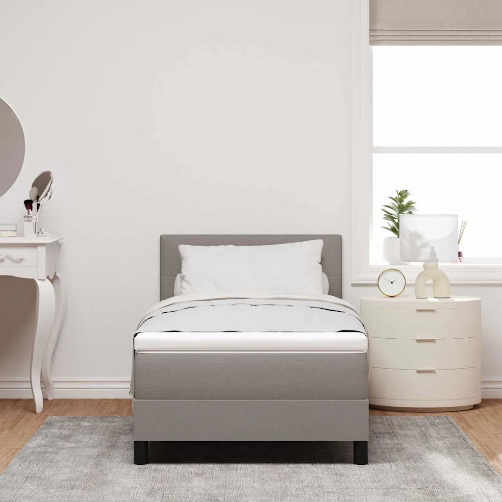 Letto a molle con testiera Talpa 100 x 200 cm Tessuto 3338668
