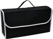 Organizzatore di bagagliaio in vilten. Utilizzabile come organizzatore di bagagliaio, box auto in vilten, cassetto bagagli, cassetto strumenti, adatto a tutti i modelli di auto. (Nero - 3 mm spesso, 50-24-15 cm)