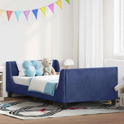 Struttura letto bambini con testata Blu Polizia 80 x 200 cm 42010873