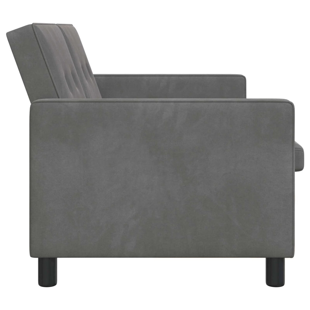 Divano letto | Sof¨¤ letto | Letto singolo Grigio Scuro Tessuto