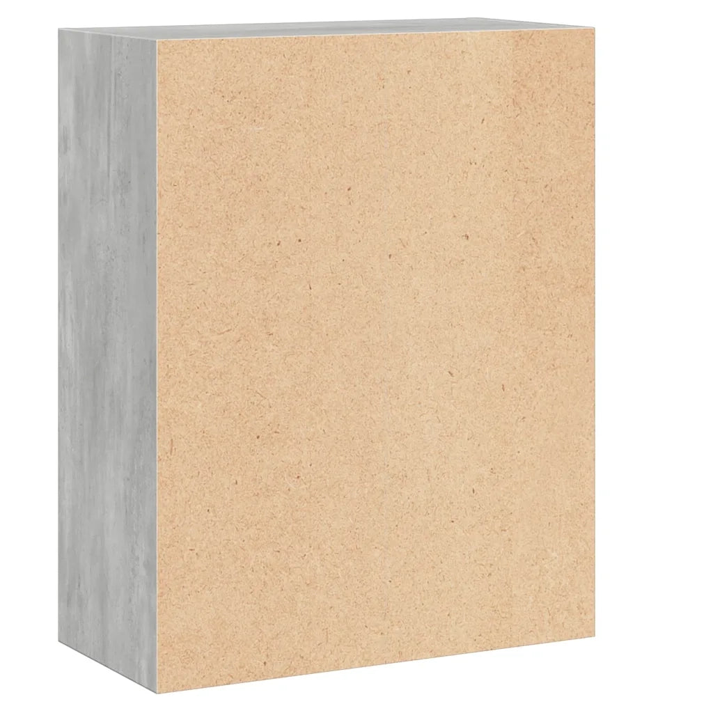 Libreria a 2 Ripiani Grigio Cemento 60x30x76,5 cm in Truciolato cod mxl 55464