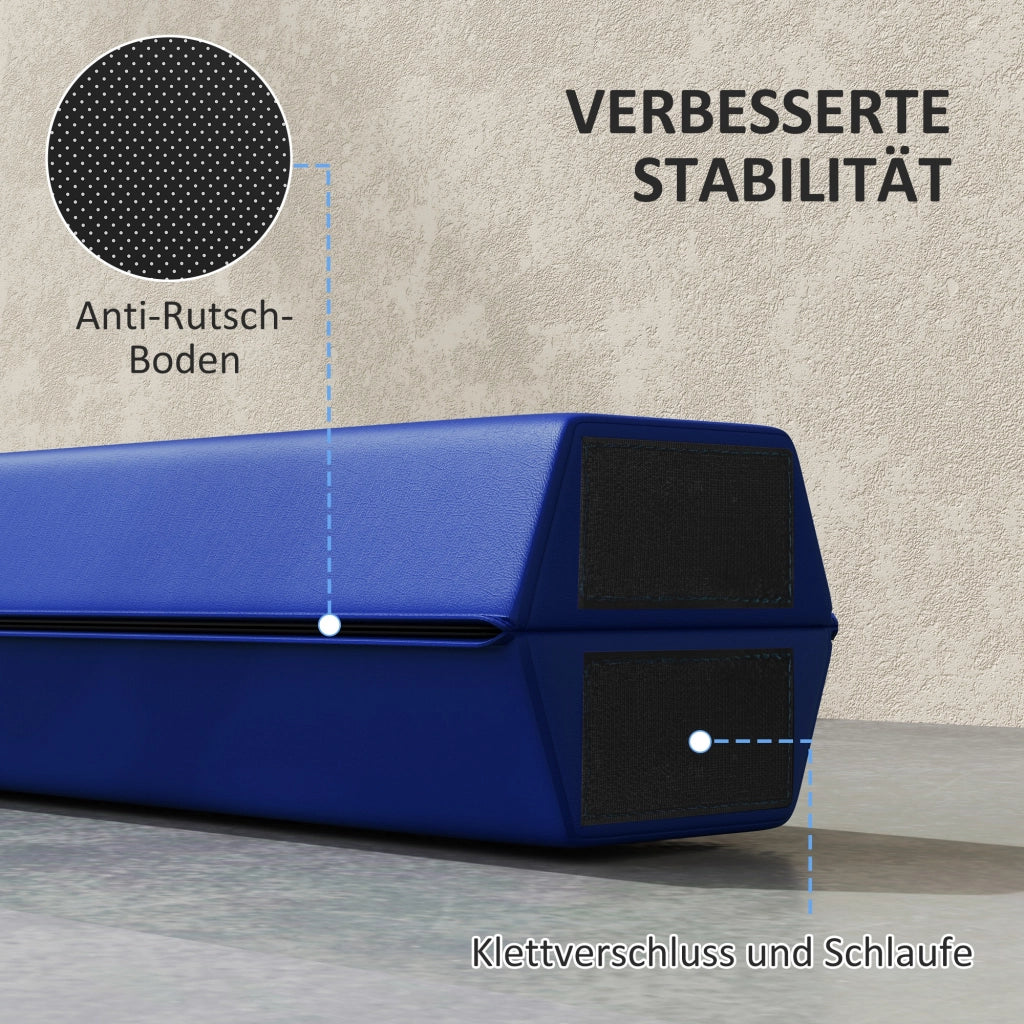 TRAVE GINNICA PIEGHEVOLE 236 x 10/15 x 6,5 cm Blu Poliestere
