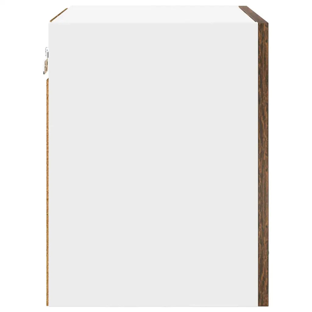 Armadio pensile Rovere Affumicato e Bianco 40 x 31 x 40 cm