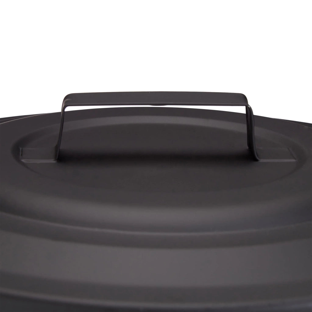 Contenitore per cenere da cucina con coperchio in acciaio 13_0002311