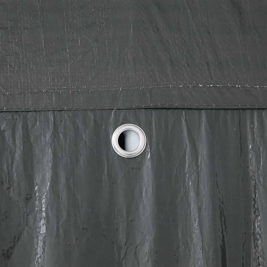 Tenda Party Antracite 800 x 400 x 266 cm Polietilene e Acciaio 42003439