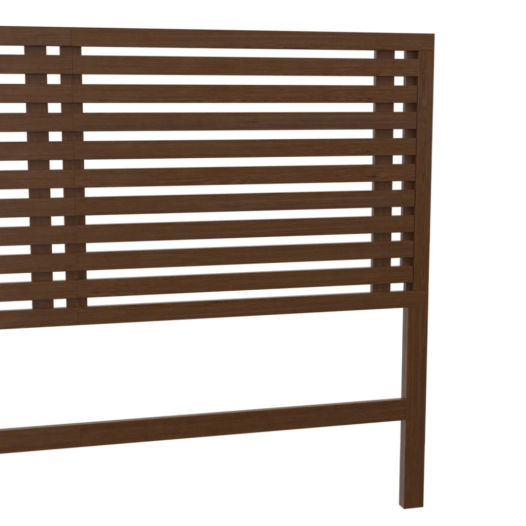 IDMarket - Cabecero de listones de madera envejecida AVA 160 CM