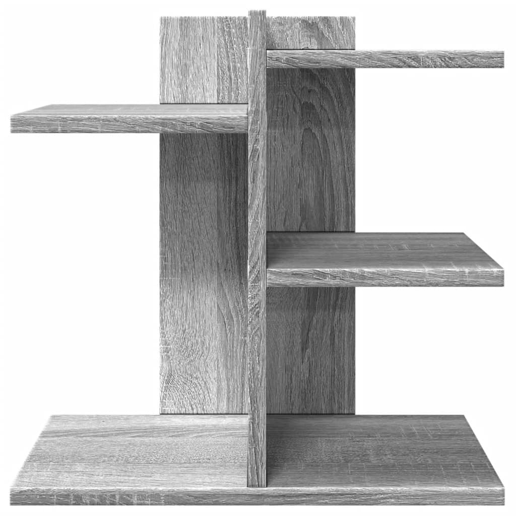 Mobiletto portaoggetti per ufficio Sonoma 42 x 21,5 x 42 cm legno ingegnerizzato grigio Sonoma 02_0043591
