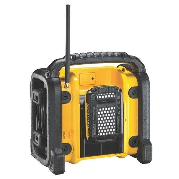 Dewalt DCR020-QW XR Radio da lavoro portatile DAB+ FM USB AUX ingresso 10.8-18V colore Giallo Nero
