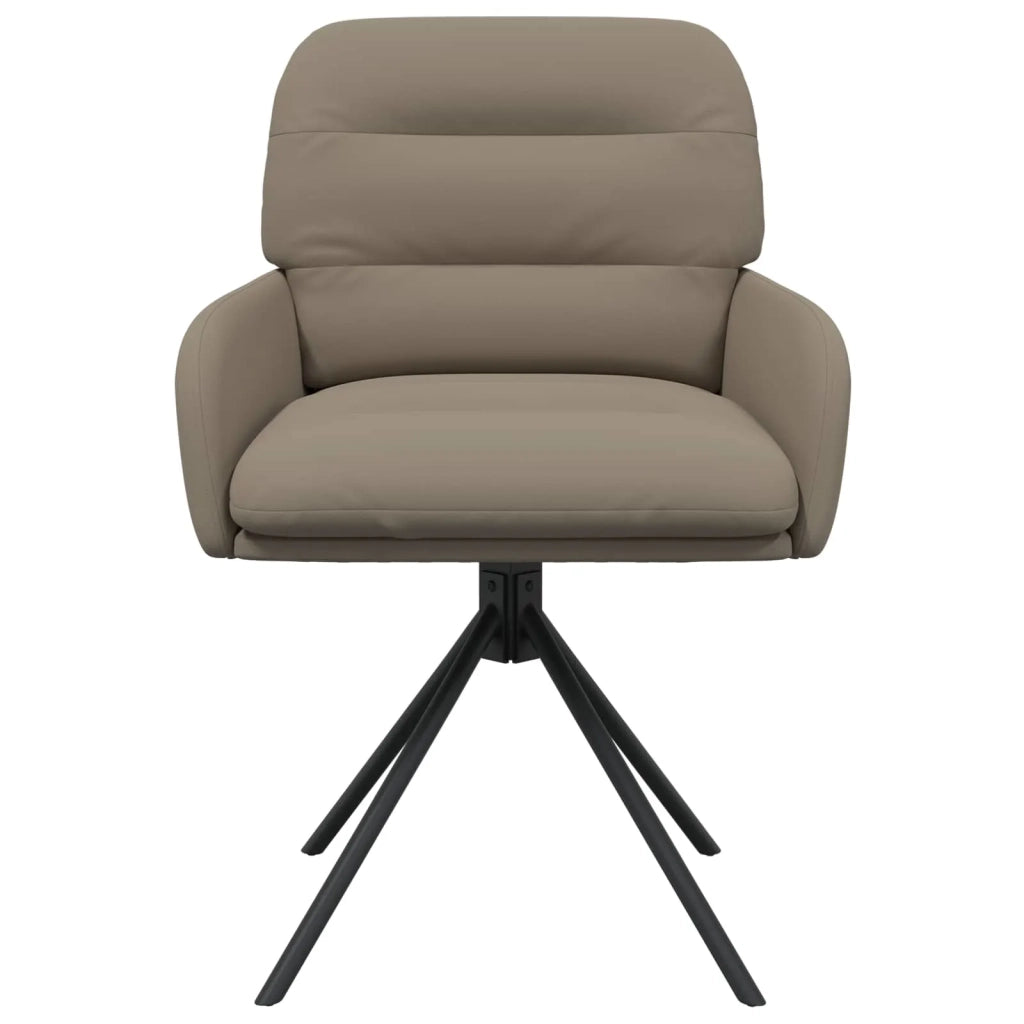 Sedie da pranzo girevoli 2 pcs Similpelle Cappuccino 42034322