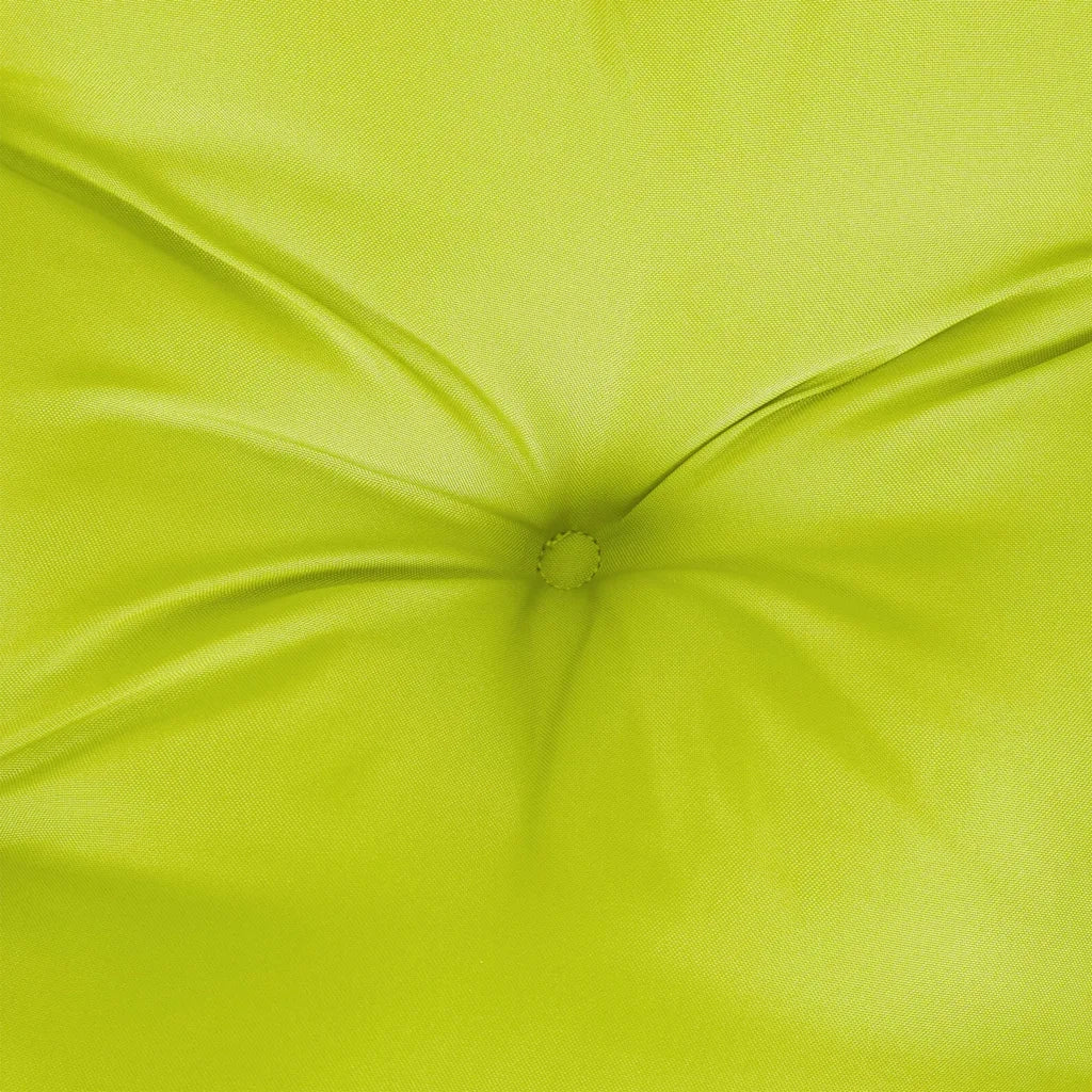 Cuscino per Panca Verde Intenso 200x(50+50)x7 cm Tessuto Oxford