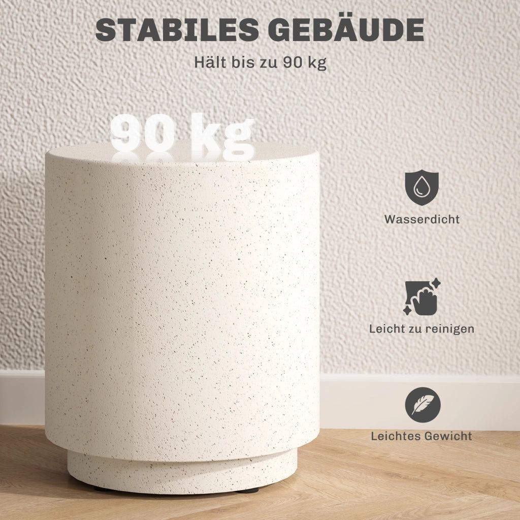 Tavolino da caff¨¨ in cemento ¨C zephmum ¨C 37x37x43