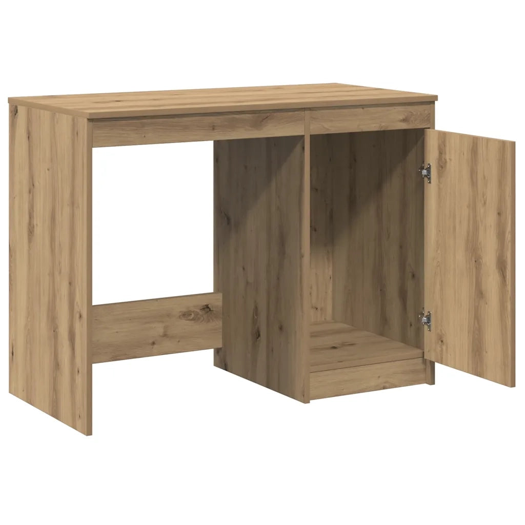 Scrivania Rovere Artigianale 100x50x76 cm in Legno Multistrato 856003