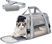 Transporttas per gatti e cani - Opvouwabile e respirabile con piastra rimovibile