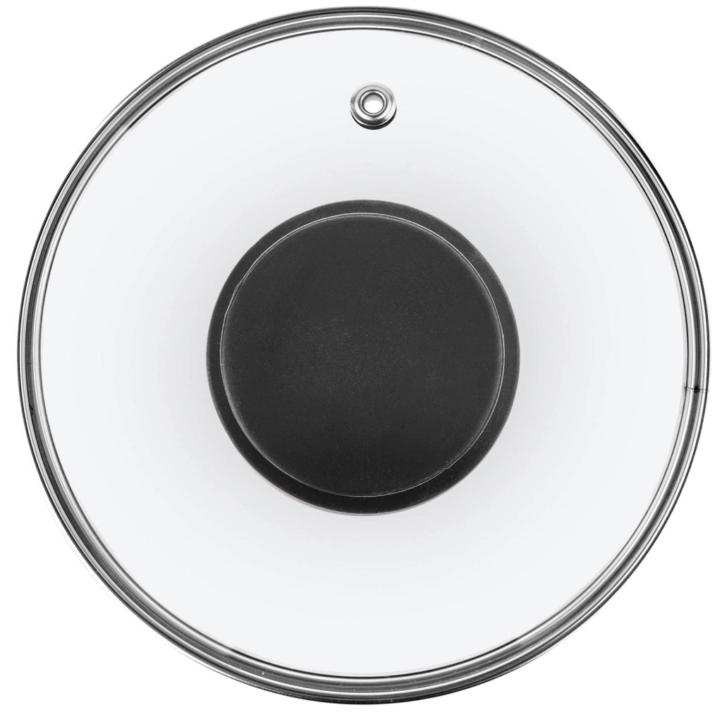 Coperchio in vetro KADAX da 14 cm, universale, resistente al calore, per pentole e padelle.
