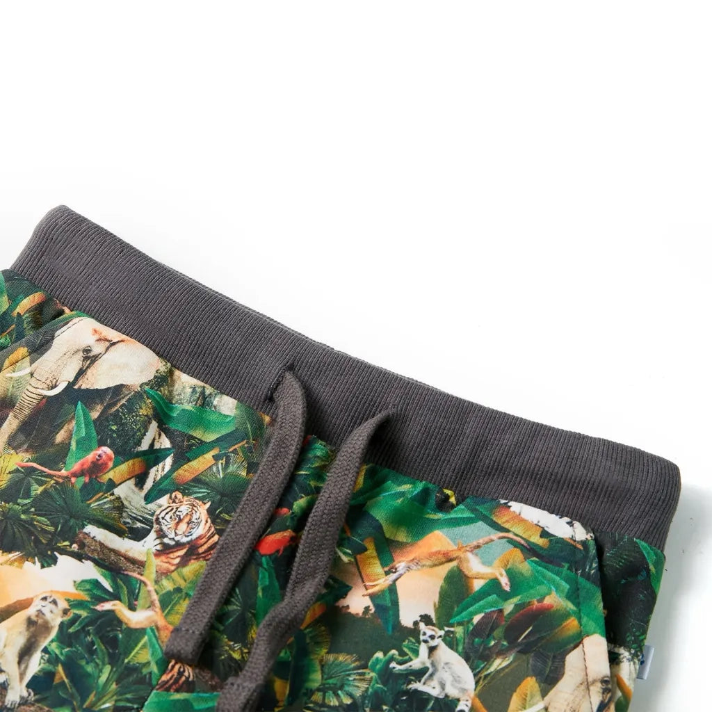 Pantaloncini per Bambini con Coulisse Petrolio Antico 128 12027