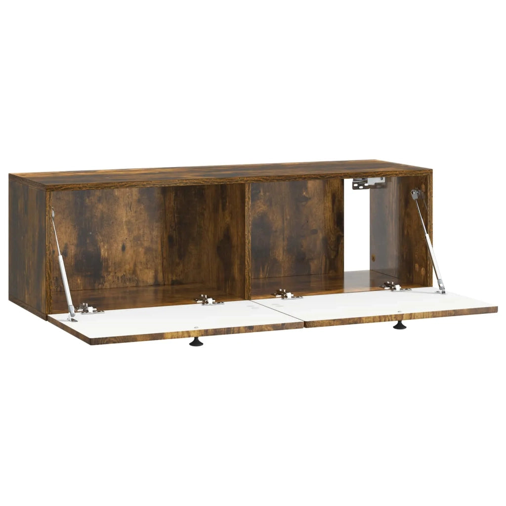 Mobile Porta TV da Muro Rovere Fumo 98 x 31 x 30 cm