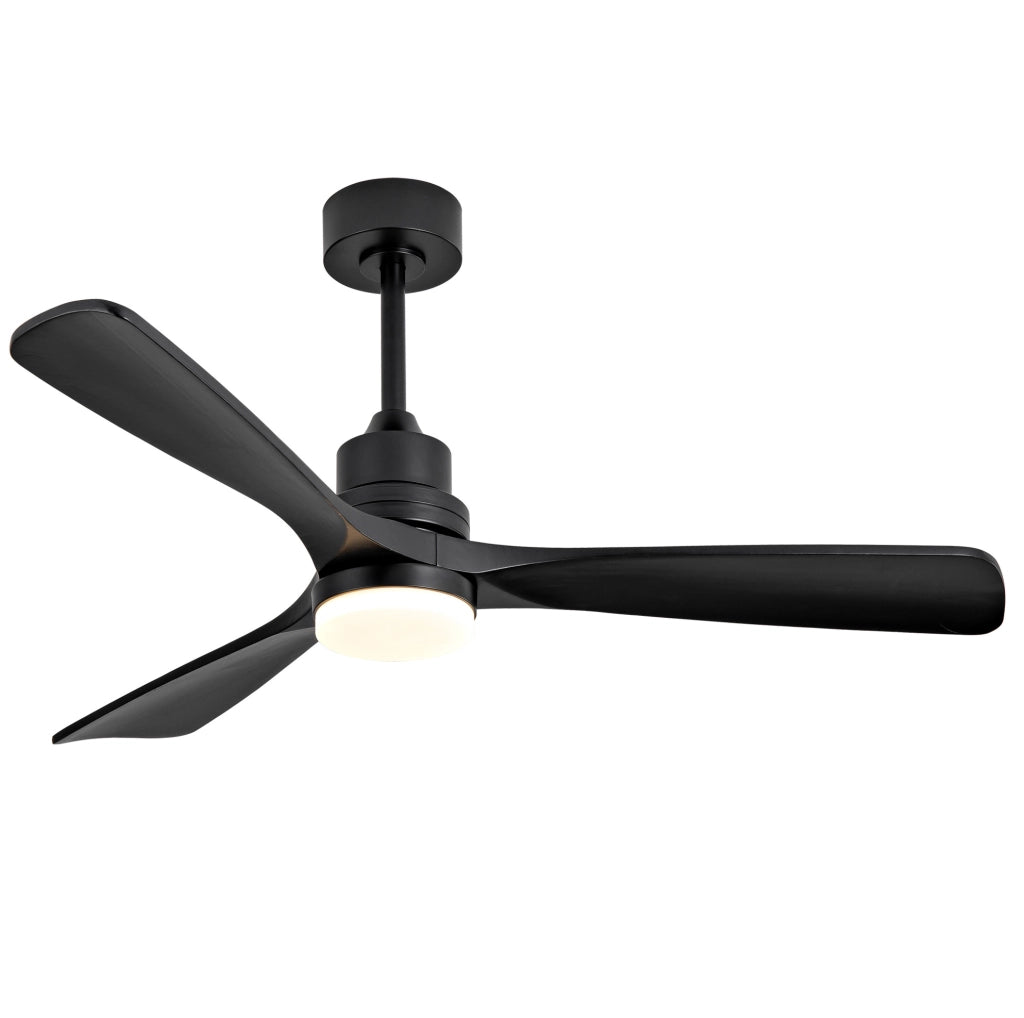 VENTILATORE DA SOFFITTO 132,08 cm con LED Dimmerabile Nero