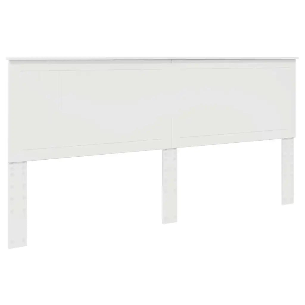 Testiera-Testata-Testiera Decorativa Bianco Lucido 200 cm Legno multistrato 614747