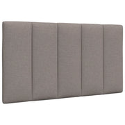 Coussin de tête de lit Hanko taupe 80 cm tissu