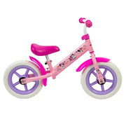 Bicicletta Senza Pedali Balance Bike per Bambini 10 Pollici Età 2-3 Anni Disney Minnie Lilla