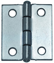 CERNIERA MEZZA LARGA PESANTE PERNO FISSO IN ACCIAIO ZINCATO  mm. 50x40 24.00 pz