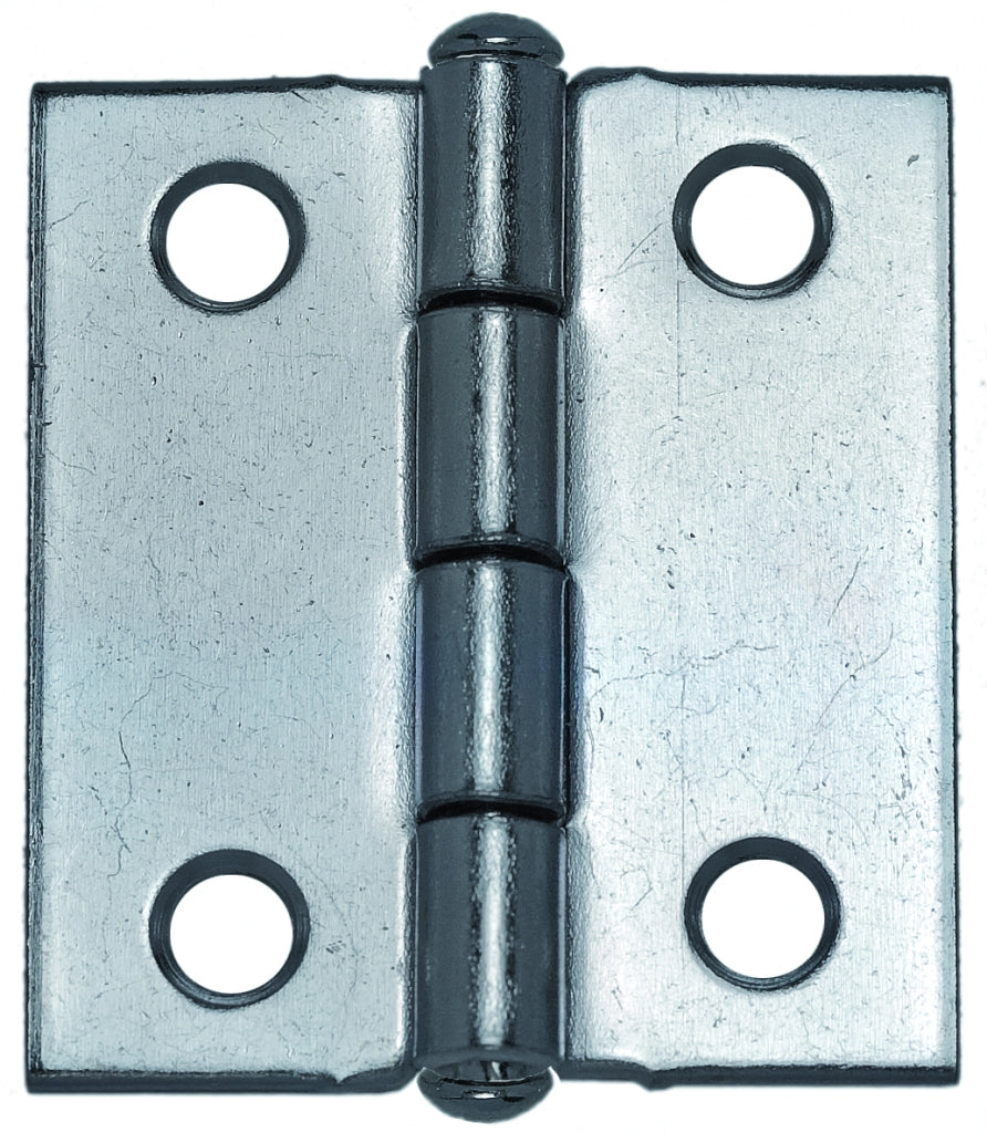 CERNIERA MEZZA LARGA PESANTE PERNO FISSO IN ACCIAIO ZINCATO  mm. 50x40 24.00 pz