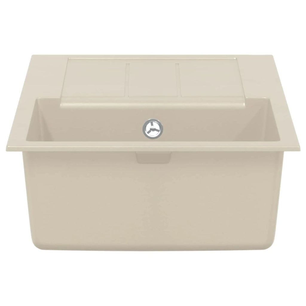 Lavello Beige 780 x 500 mm 80% Quarzo e 20% Resina 42028394