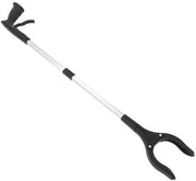 Pulitore di pavimenti - 83 cm lungo - 8,5 cm largo - klauw retrattile con gancio magnetico - nessuna curvatura necessaria per l'impugnatura - raccolta di rifiuti pieghevole e rotativa 360° - adatto per anziani e persone con mobilità ridotta