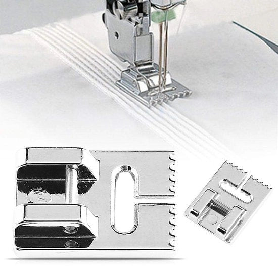 Macchina da cucire domestica multifunzionale - Naaivoet 9 groeven - Sostituzione naaivoet - Macchina da cucire elettrica - Adatta per diversi tipi di cucito. - Accessori per macchina da cucire