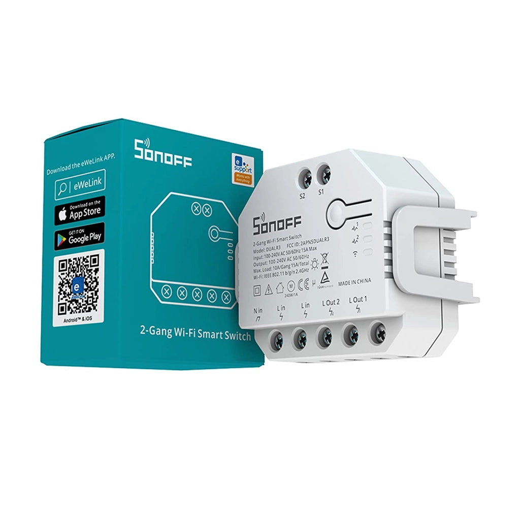 Interruttore Della Luce Intelligente MINI SONOFF DUAL R3 2-Gang switch DUAL R3