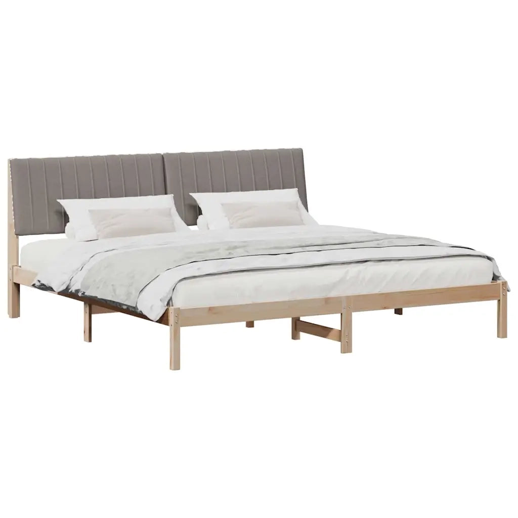 Struttura del letto Marrone 200 x 200 cm Pino massello 3394401