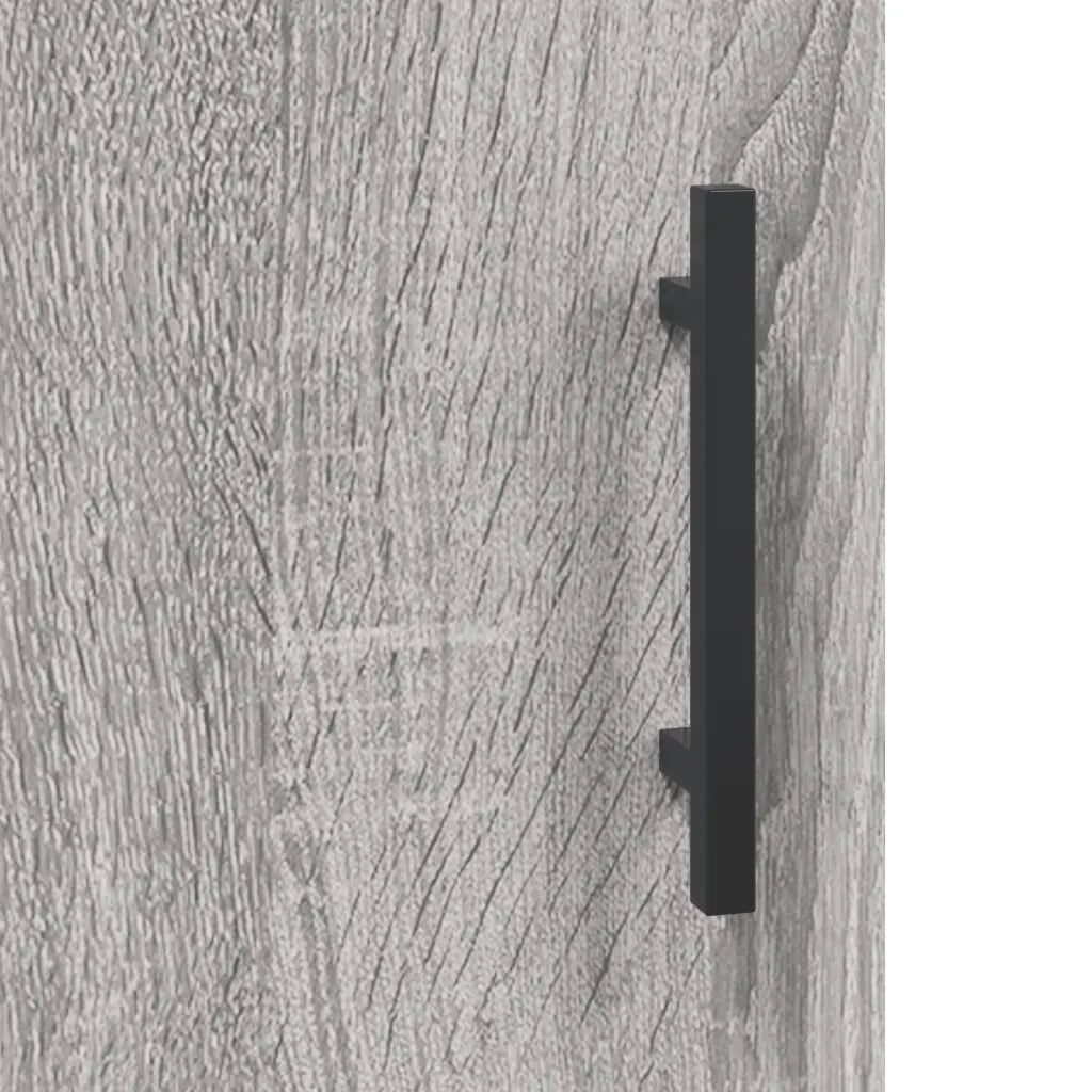 Credenza Grigio Sonoma 69,5x34x90 cm in Legno Multistrato 830226