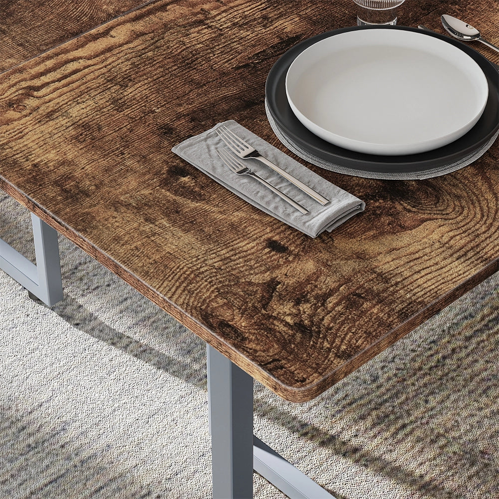 Vicco Tavolo da pranzo Rovere rustico/grigio 140 x 80 cm