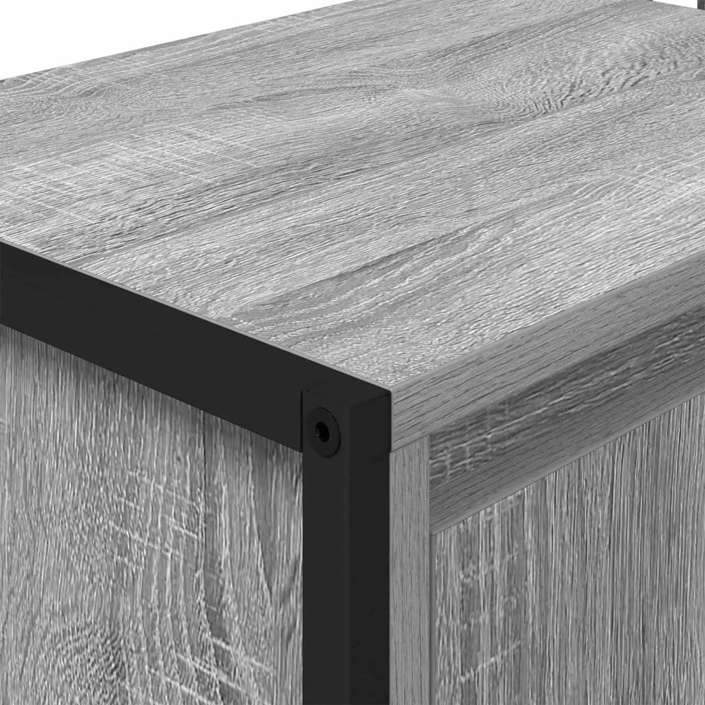 Mobile da Bagno Grigio Sonoma 90 x 30 x 60 cm Legno multistrato