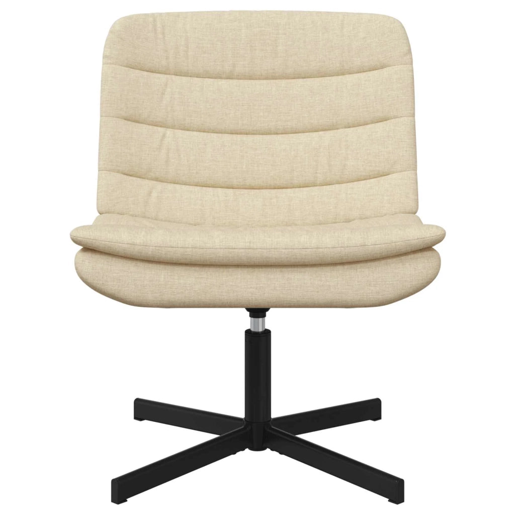 Sedia girevole Crema 63 x 75 x 76 cm Tessuto CFW1298262