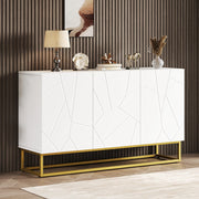 Buffet - Xylo - 4 scomparti 130cm lucido