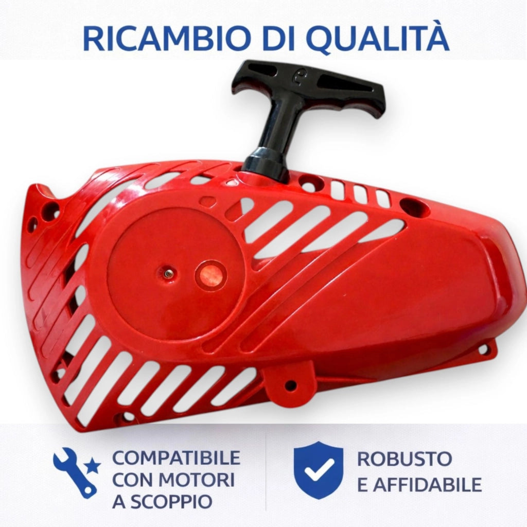 Starter avviatore per Motosega Decespugliatore a scoppio 25CC Carter OX