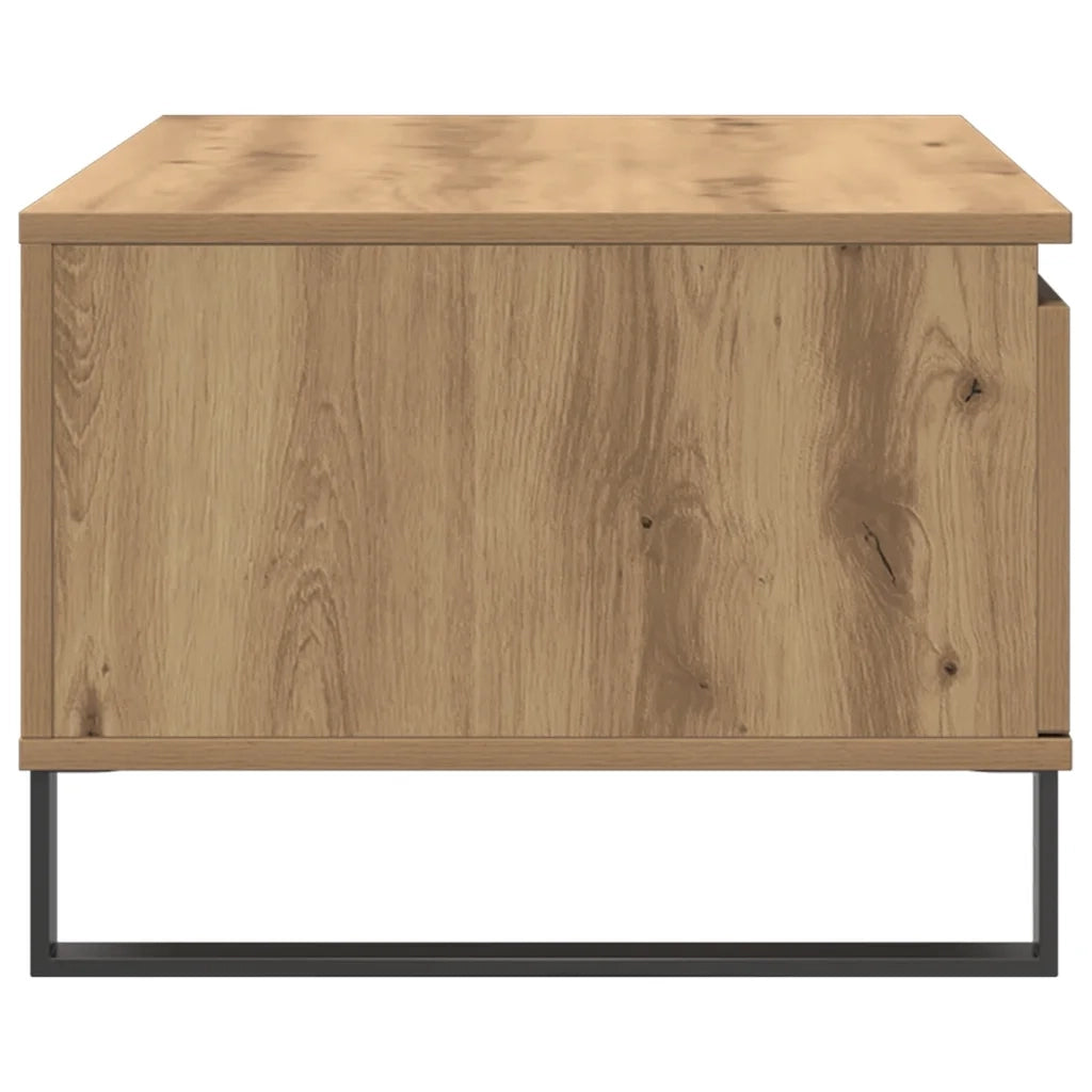 vidaXL Tavolino da Salotto Rovere Artigianale 90x50x36,5 cm Truciolato