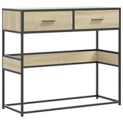 Tavolo Consolle | Tavolo d'Ingresso Rovere Sonoma 90x35x80 cm in Legno Multistrato
