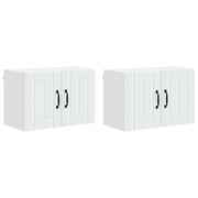 Pensile da cucina | Armadietto a muro LUCCA 2 pz Bianco 60 x 31 x 40 cm